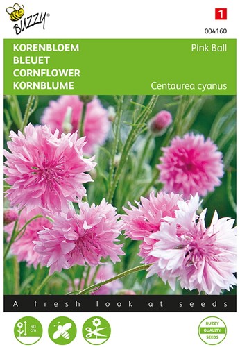 Cornflower Pink Ball - Buzzy