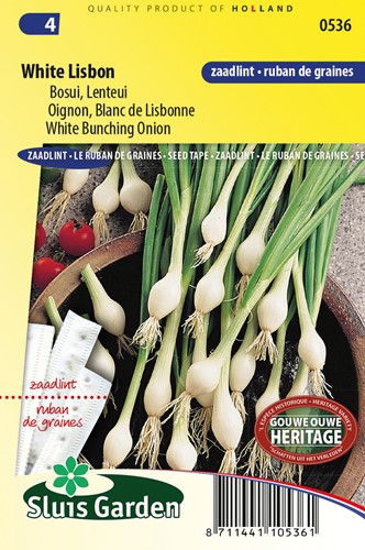 Spring onion White Lisbon Seedtape