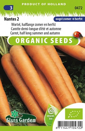 Carrot half long Nantes 2 EKO