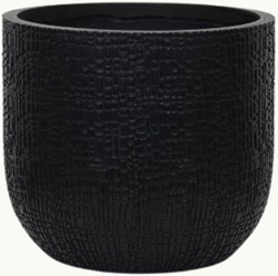 Pot Capi Nature Skin Round Anthracite Ø24cm - 21cm