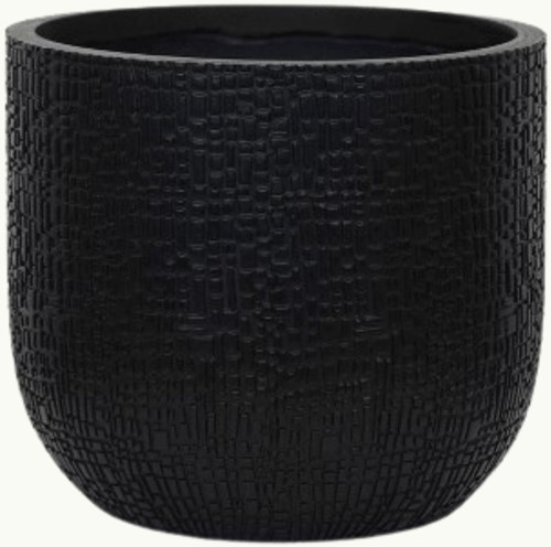 Bloempot Capi Nature Skin Bol Antraciet Ø14cm - 13cm