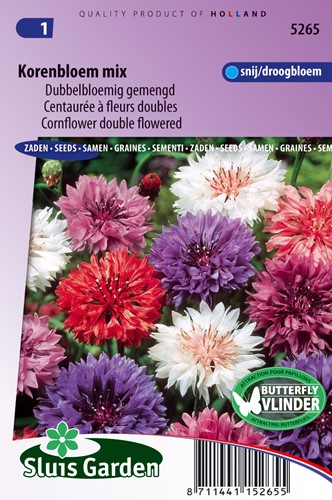 Cornflower Double flowered Mix