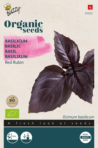 Bio Basil Red Rubin - Ocimum Basilicum