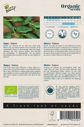 Bio Pepper Padron - Capsicum-2