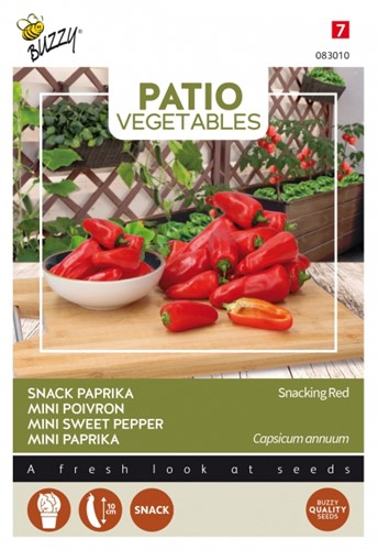 Paprika Snacking Red - Patio Vegetables