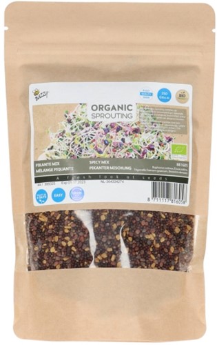 Organic Sprouting Spicy Mix 250g - Large Pack