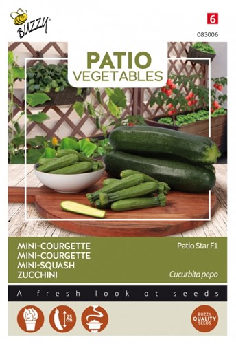 Mini-Squash Patio Star F1 - Patio Vegetables