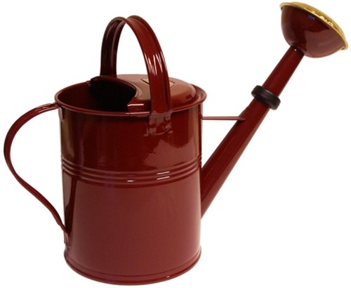 Watering Can Metal Round 5 liter - Red