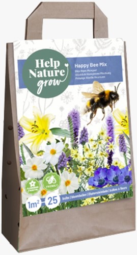 Happy Bees Bag – 25 Summer Flower Bulbs