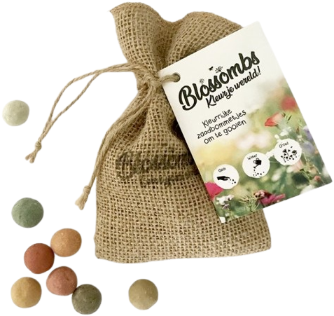Blossombs jute gift bag
