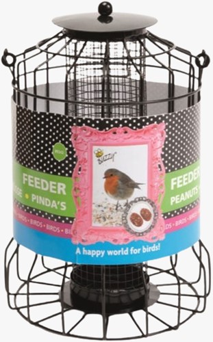 Buzzy birds cage feeder peanuts