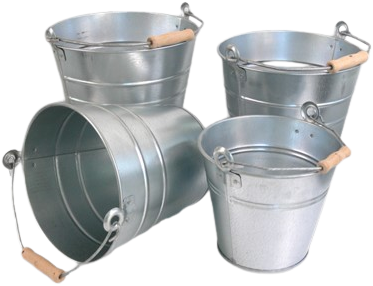 Zinc bucket 8 litre
