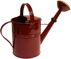 Watering Can Metal Round 5 liter - Red