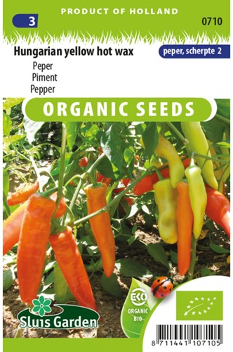 Pepper Hungarian yellow hot wax EKO