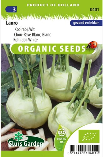 Kohlrabi Lanro white EKO
