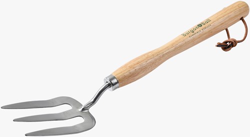 RHS Stainless Mid Handled Fork - Burgon and Ball