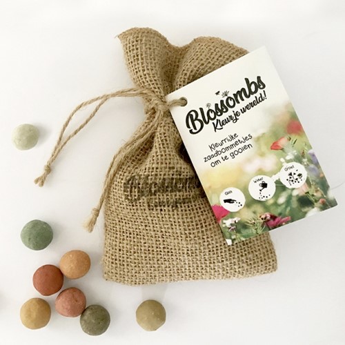 Blossombs jute gift bag