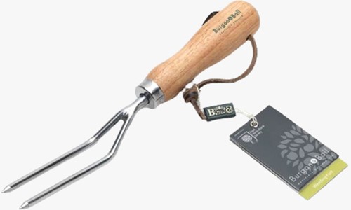 RHS Stainless Weeding Fork - Burgon and Ball