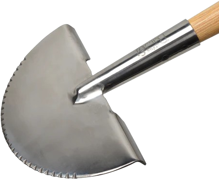 RHS Stainless Half Moon Lawn Edger - Burgon and Ball-2