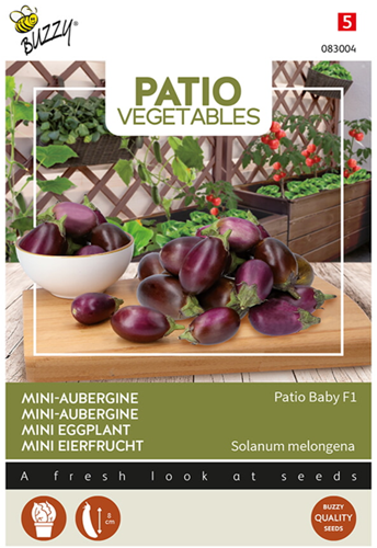 Mini-Eggplant Patio Baby F1 - Patio Vegetables