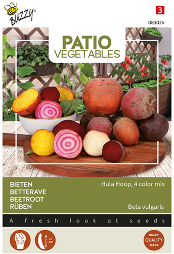 Beetroot Hula Hoop, 4 color mix - Buzzy Patio Vegetables