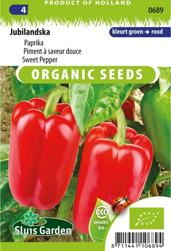 Organic Sweet pepper Jubilandska-2