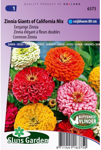 Zinnia Giants of California Mix-2
