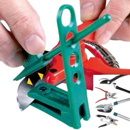 Pruning shears sharpener