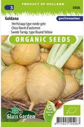 Swede Turnip Goldana (type round yellow) EKO